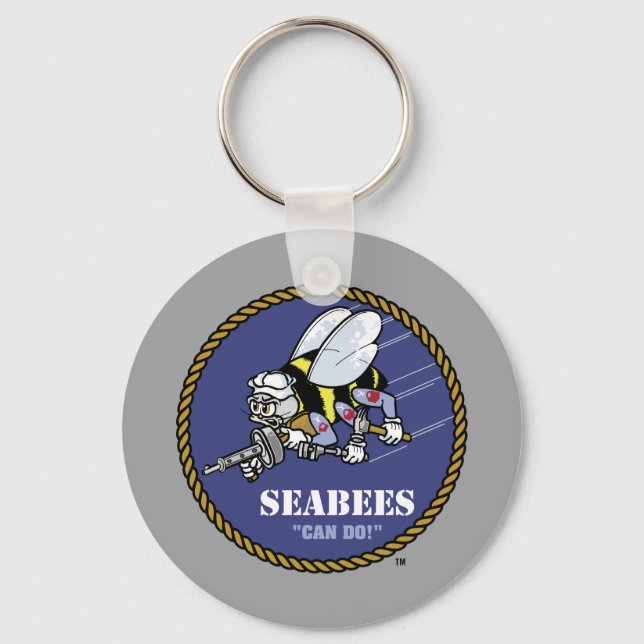 U.S. Navy | Seabees Keychain (Front)