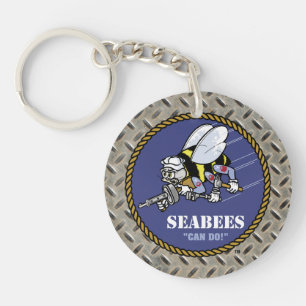 U.S. Navy   Seabees Keychain
