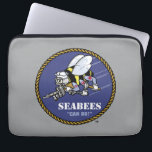 U.S. Navy | Seabees Laptop Sleeve<br><div class="desc">Honor the legacy and dedication of the US Navy Seabees with this bold and patriotic design. Perfect for showcasing pride and commitment,  this iconic design is ideal for Navy personnel,  veterans,  and supporters of the Seabees.</div>