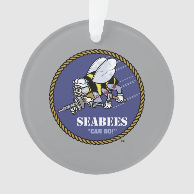 U.S. Navy | Seabees Ornament (Front)