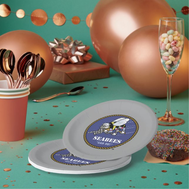 U.S. Navy | Seabees Paper Plates (Multi)