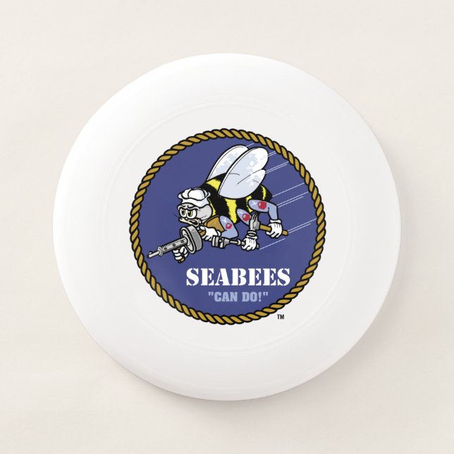 U.S. Navy | Seabees Wham-O Frisbee (Front)