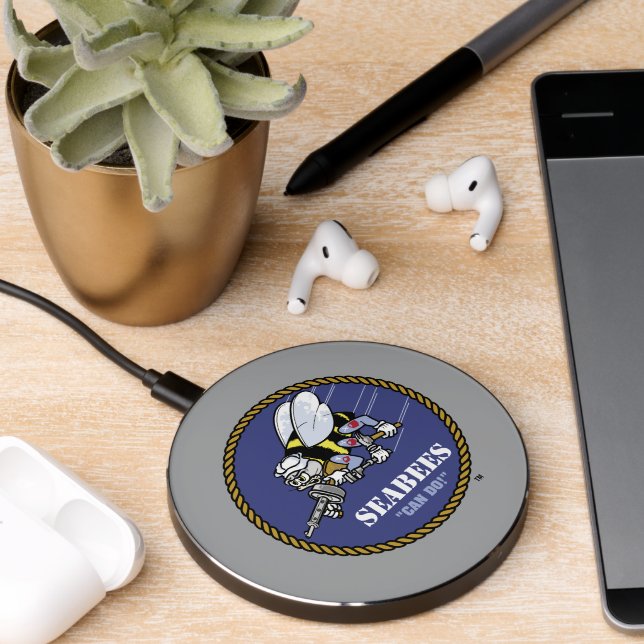 U.S. Navy | Seabees Wireless Charger (Desk 2)