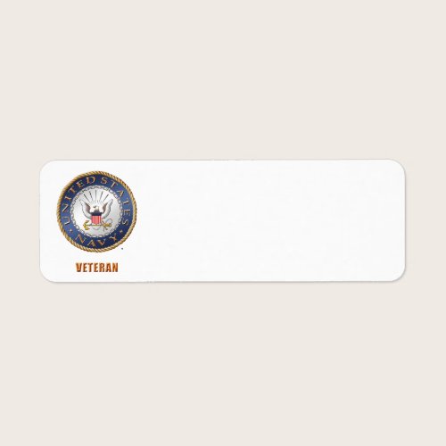 U.S. Navy Veteran Address Label