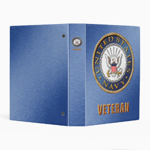 U.S. Navy Veteran Avery Mini Binder