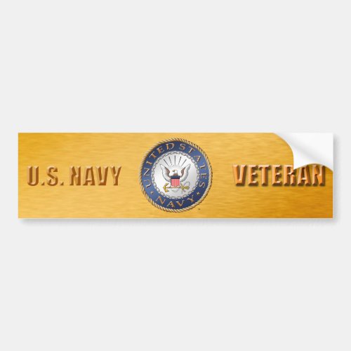US Navy Veteran Bumper Sticker