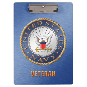 U.S. Navy Veteran Clipboard