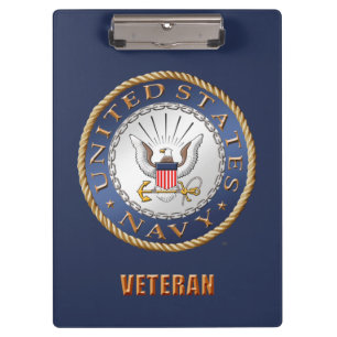 U.S. Navy Veteran Clipboard