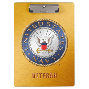 U.S. Navy Veteran Clipboard