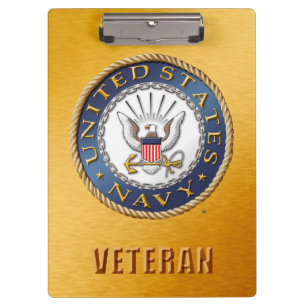 U.S. Navy Veteran Clipboard