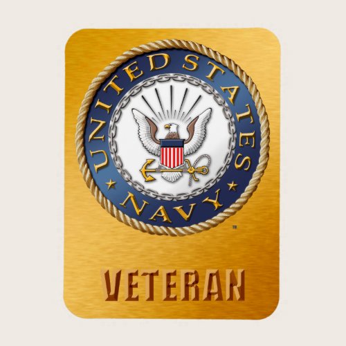 U.S. Navy Veteran Flexible Photo Magnet