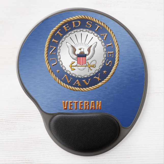 U.S. Navy Veteran Gel Mousepad (Front)