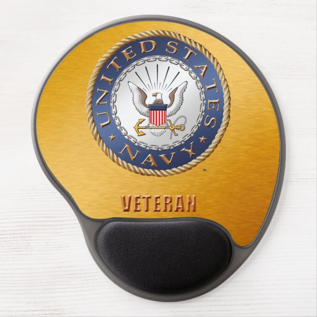 U.S. Navy Veteran Gel Mousepad (Front)