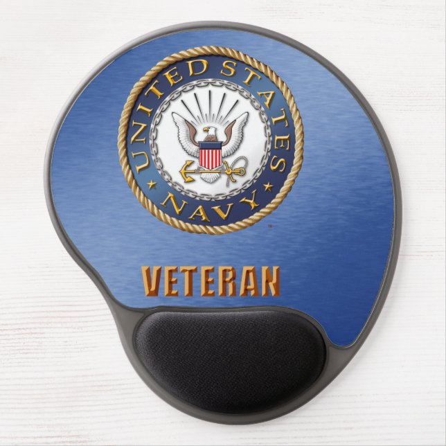 U.S. Navy Veteran Gel Mousepad (Front)