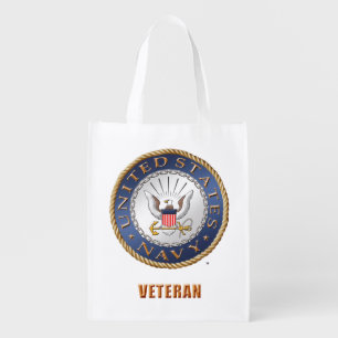 U.S. Navy Veteran Grocery Bag