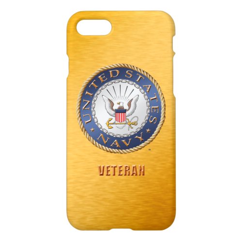US Navy Veteran iPhone Case