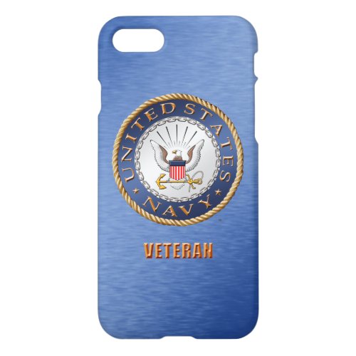 US Navy Veteran iPhone Case