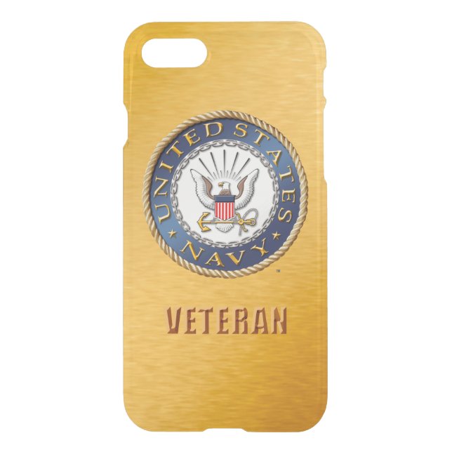 U.S. Navy Veteran iPhone & Samsung Cases (Back)