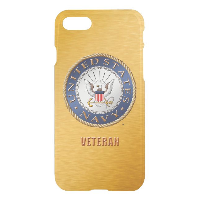 U.S. Navy Veteran iPhone & Samsung Cases (Back)
