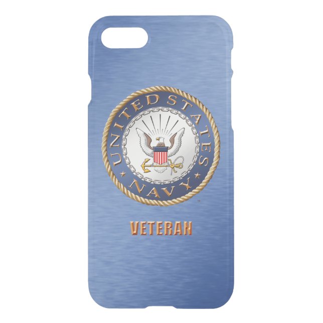 U.S. Navy Veteran iPhone & Samsung Cases (Back)