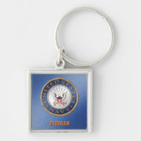 U.S. Navy Veteran Keychain