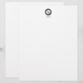U.S. Navy Veteran Letterhead (Front/Back)