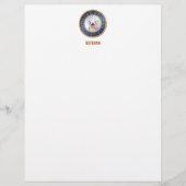 U.S. Navy Veteran Letterhead (Front)