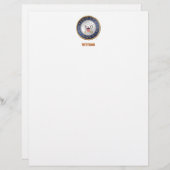 U.S. Navy Veteran Letterhead (Front/Back)