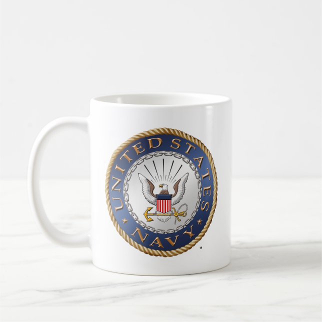 U.S. Navy Veteran Mug (Left)