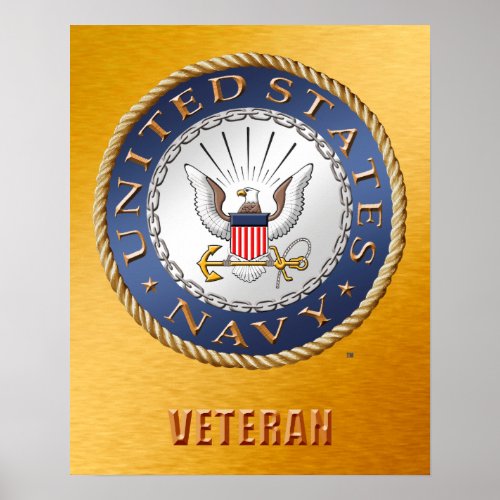US Navy Veteran Poster