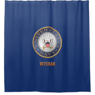 U.S. Navy Veteran Shower Curtain