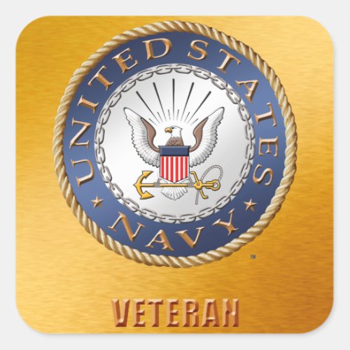 US Navy Veteran Sticker