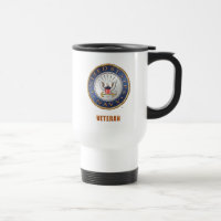 U.S. Navy Veteran  Travel/Commuter Mug