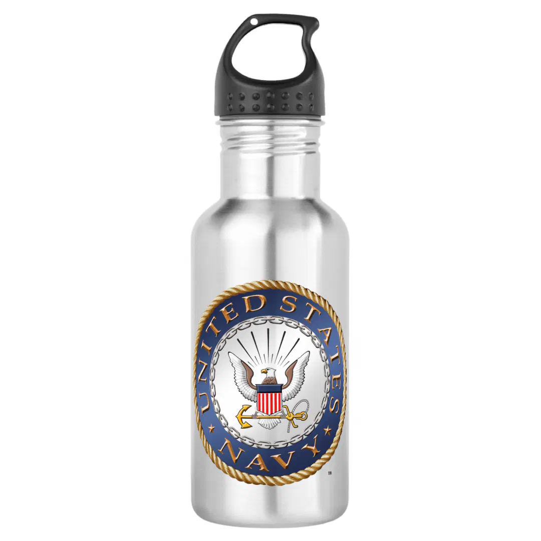 U.S. Navy Water Bottle (Front)