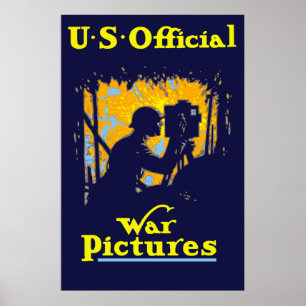 U.S. Official War Pictures Poster