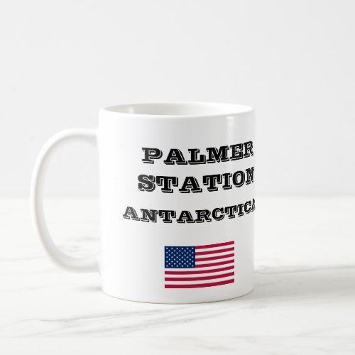 US _ Palmer Station Flag Mug