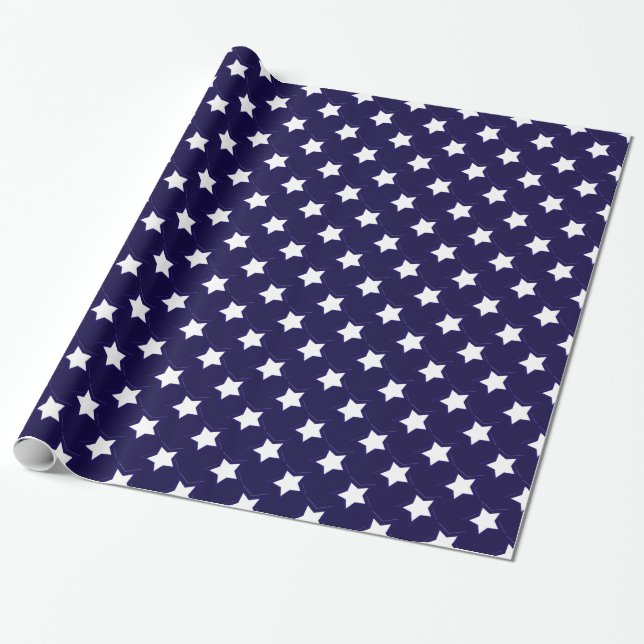 U.S. Patriotic Celebration of National Holidays Wrapping Paper (Unrolled)