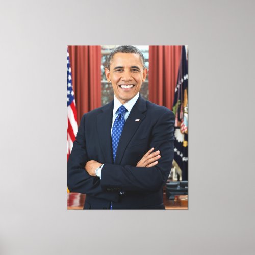 US President Barack Obama Canvas Print