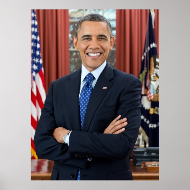 U.S. President Barack Obama Poster (Front)
