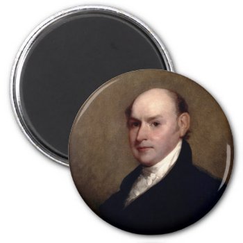 U.s. President John Quincy Adams By Gilbert Stuart Magnet by TheArts at Zazzle