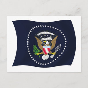 U.S. Presidential Seal Flag Postcard