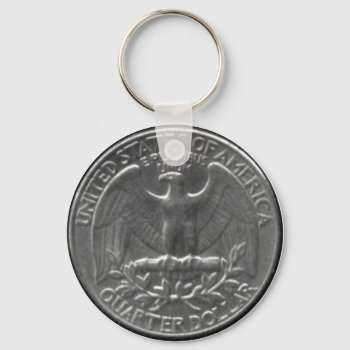 U.s. Quarter Keychain by chmayer at Zazzle