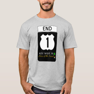 U.S. Route 1 Road Sign T-Shirt