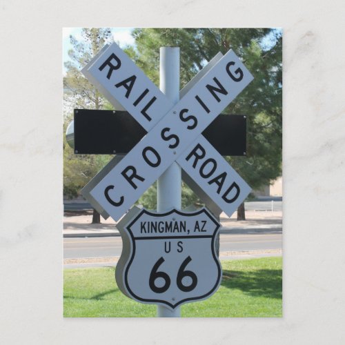 US ROUTE 66 Kingman Arizona Postcard