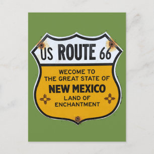 U.S. Route 66 New Mexico Travel Postcard
