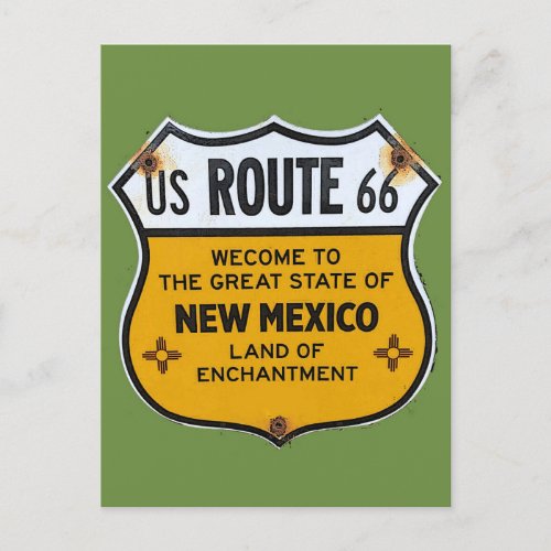 US Route 66 New Mexico Travel  Postcard