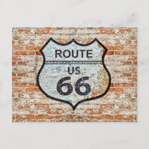 U.S. Route 66 Travel Postcard