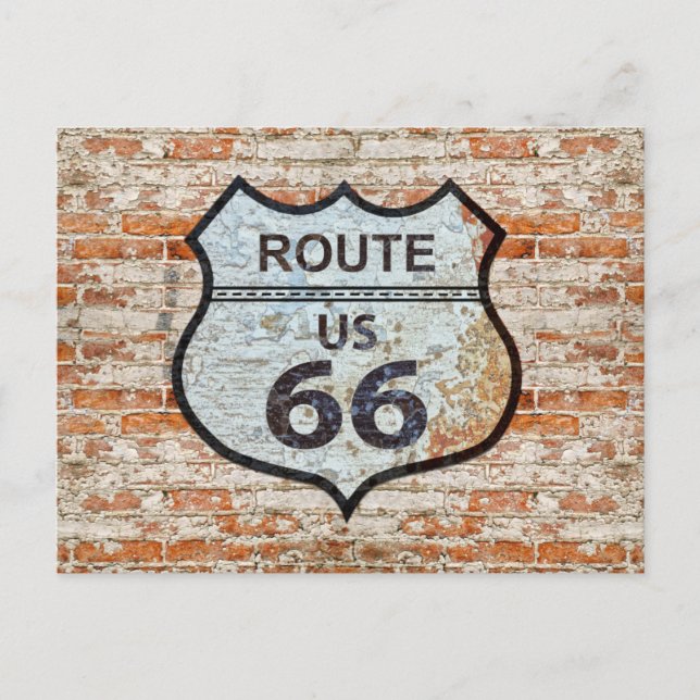 U.S. Route 66 Travel Postcard (Front)