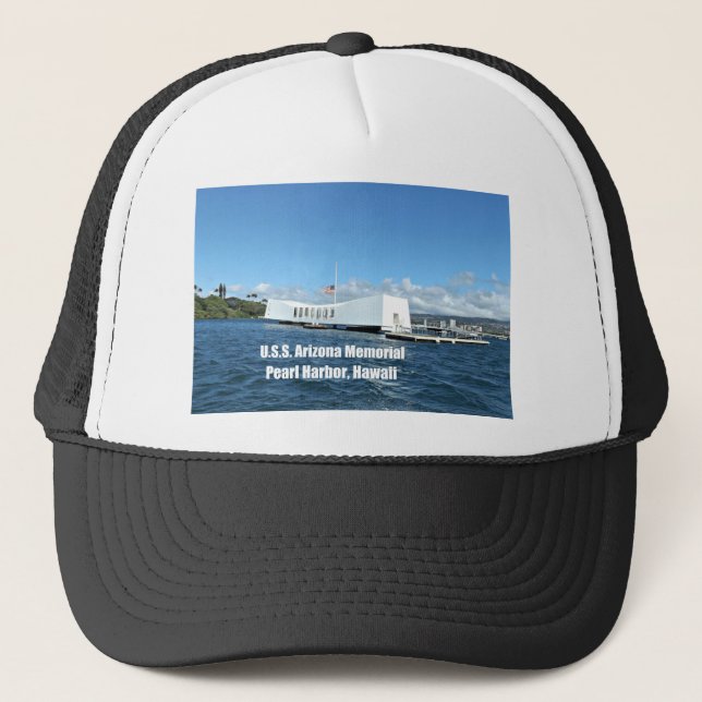 U.S.S. Arizona Memorial Trucker Hat (Front)