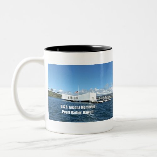 USS Arizona Memorial Two_Tone Coffee Mug